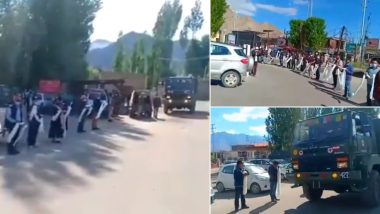 Ladakh Youths Wave White Scarves to Pay Tribute to Galwan Valley Martyrs; Heart-Warming Video Shared by Sonam Wangchuk Goes Viral