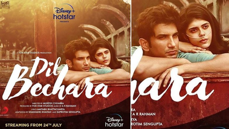 Dil Bechara: Sushant Singh Rajput's Last Movie with Sanjana Sanghi Confirmed to Release on Disney+ Hotstar, Will Start Streaming From July 24, 2020