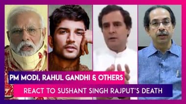 Sushant Singh Rajput Death: PM Narendra Modi, Rahul Gandhi & Other Political Leaders Express Shock