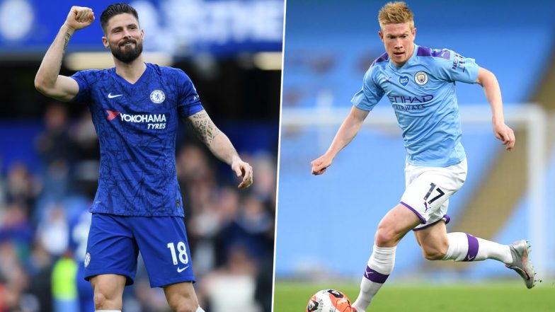 Chelsea vs Manchester City, Premier League 2019–20: Olivier Giroud, Kevin De Bruyne and Other Players to Watch Out in EPL Football Match
