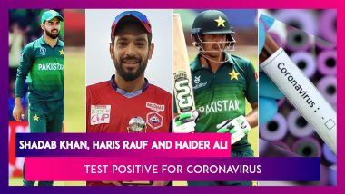 Pakistan Cricketers Shadab Khan, Haris Rauf And Haider Ali Test Positive For Coronavirus