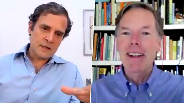 US Not Looking for Conflict with China: Harvard’s Kennedy School Professor Nicholas Burns Tells Rahul Gandhi (Watch Video)