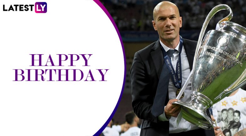 Happy Birthday Zinedine Zidane: Major Career Achievements of the Frenchman As Real Madrid Manager