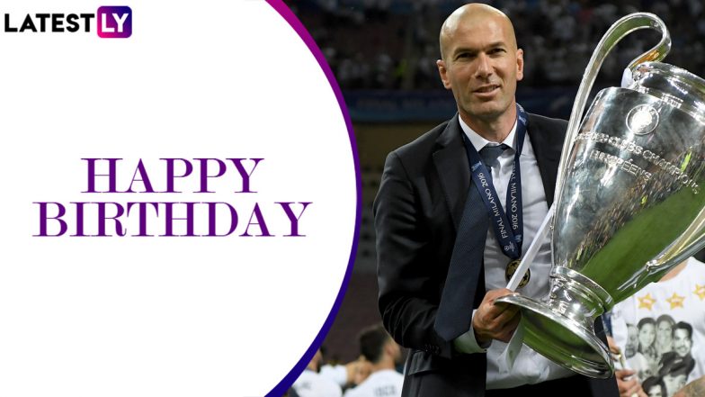 Happy Birthday Zinedine Zidane: Major Career Achievements of the Frenchman As Real Madrid Manager