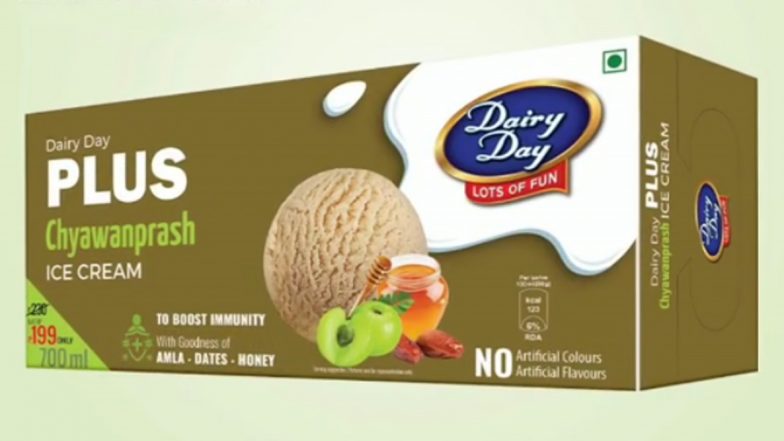 Chyawanprash Ice Cream Anyone? Karnataka Dairy Brand Introduces Ice Cream Made With Haldi and Chyanwanprash to Boost Immunity, Internet Reacts in Disgust!