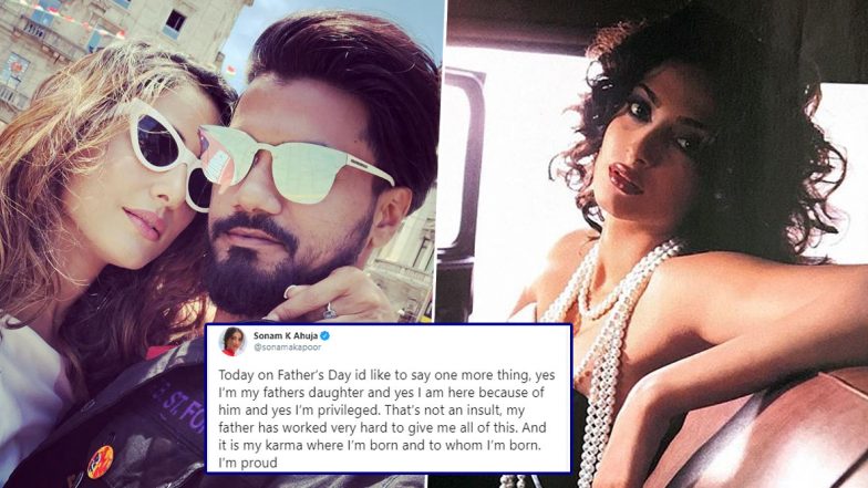 Hina Khan's Boyfriend Rocky Jaiswal Lashes Out At Sonam Kapoor For Her 'Privilege & Karma' Gyaan In Her Father's Day Tweet