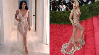 It’s No Panty Day 2020: From Beyoncé in Skin-Baring Sheer Tulle Evening Gown to Kim Kardashian’s Sparkly See-Through Dress, These 7 Celebrities Just Love to Go Commando! (View Pics)
