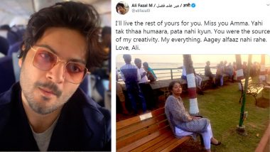 Ali Fazal's Mother Passes Away in Lucknow; The Fukrey Actor Shares An Emotional Note on Twitter