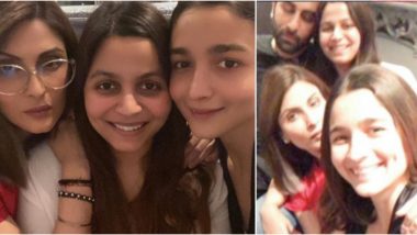 Ranbir Kapoor and Alia Bhatt Spotted Enjoying Family Time in Riddhima Kapoor's Latest Instagram Post (View Pics)