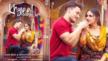 Khyaal Rakhya Kar Poster Out: Himanshi Khurana Looks Totally Smitten By Beau Asim Riaz In Their Second Music Video (View Pic)