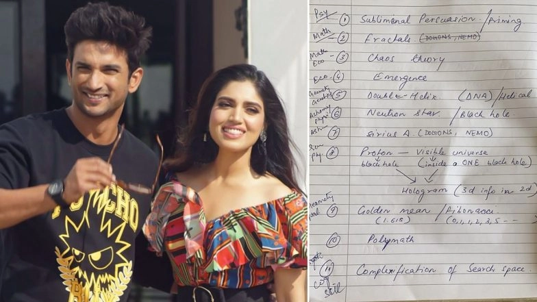 ‘A Neutron Star,’ Bhumi Pednekar Brings Sushant Singh Rajput Alive With A Beautiful Post Dedicated To Him!