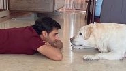 &lsquo;Buddies Then and Now&rsquo;: Bhuvneshwar Kumar Shows Friendship Bond He Shares With Pet Dog Alex in Cute Instagram Pictures (See Post)