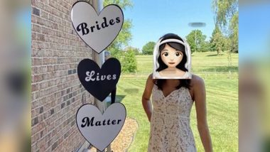 'Brides Lives Matter' Sign at Wedding Amid Black Lives Matter Movement Invites Netizens' Wrath, Bride Termed 'Ignorant' And 'Stupid'! (See Viral Picture)