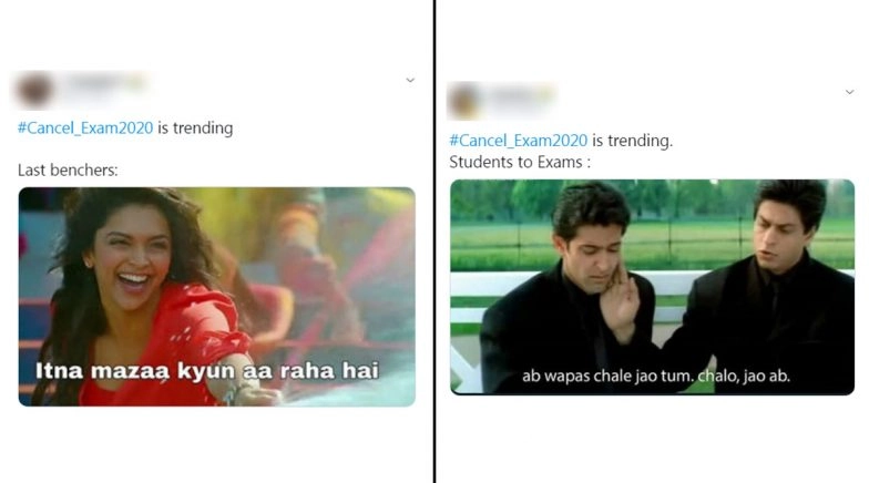 #Cancel_Exam2020 Funny Memes and Jokes Take Over Twitter Once Again