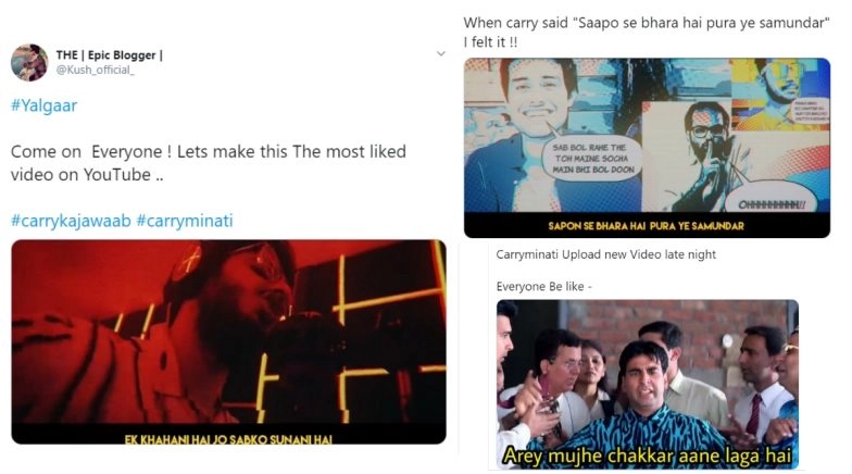 Carry Minati Yalgaar Funny Memes & Jokes Go Viral As Ajey Nagar Drops New Rap YouTube Video!