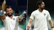 Cheteshwar Puajara, Ishant Sharma Ecstatic As They Resume Training Outdoors After COVID-19 Break (View Posts)