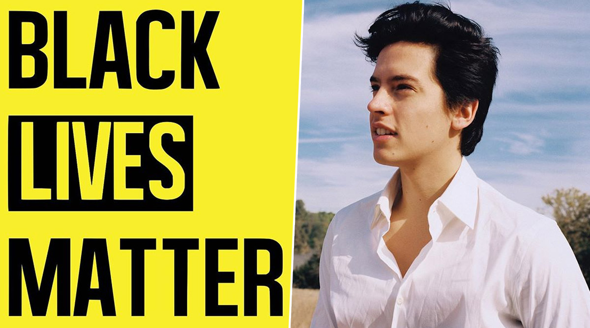 Actor Cole Sprouse arrested during Black Lives Matter protest