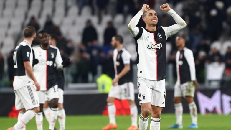 Cristiano Ronaldo’s Long-Range Rocket Against Genoa Recorded at 105 KMPH, Juventus Forward's Goal Video Goes Viral