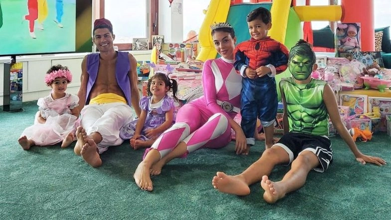 Cristiano Ronaldo Wishes His Twins Eva and Mateo on Their 2nd Birthday, Says ‘Love You to the End of the World’ (See Post)