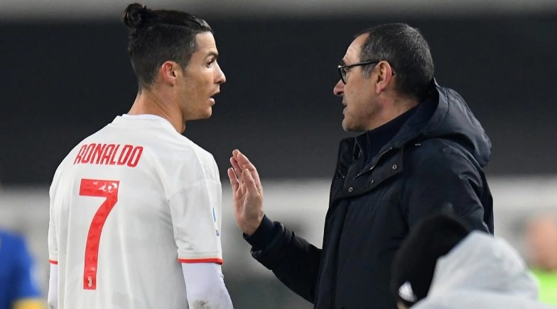 Cristiano Ronaldo and Maurizio Sarri Held Long Discussion Over Portuguese Forward’s Goal Drought