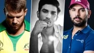 Sushant Singh Rajput Dies: David Warner, Yuvraj Singh, Kamran Akmal and Others Mourn the Death of Bollywood Star