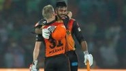 David Warner, Vijay Shankar Name SRH Teammates Who Are Always Late (Watch Video)