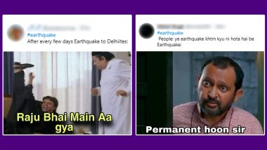 Earthquake in Delhi NCR Cracks Up Funny Memes on Twitter, Netizens Make Hilarious Jokes on Frequent Tremors