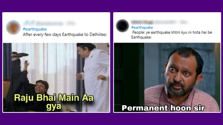 Earthquake in Delhi NCR Cracks Up Funny Memes on Twitter, Netizens Make Hilarious Jokes on Frequent Tremors