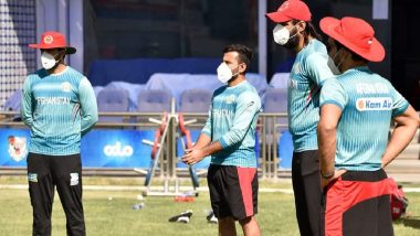 Afghanistan Cricket Board Shares Images of Players Training at Camp After Forced Break Due COVID-19 Pandemic (See Pics)