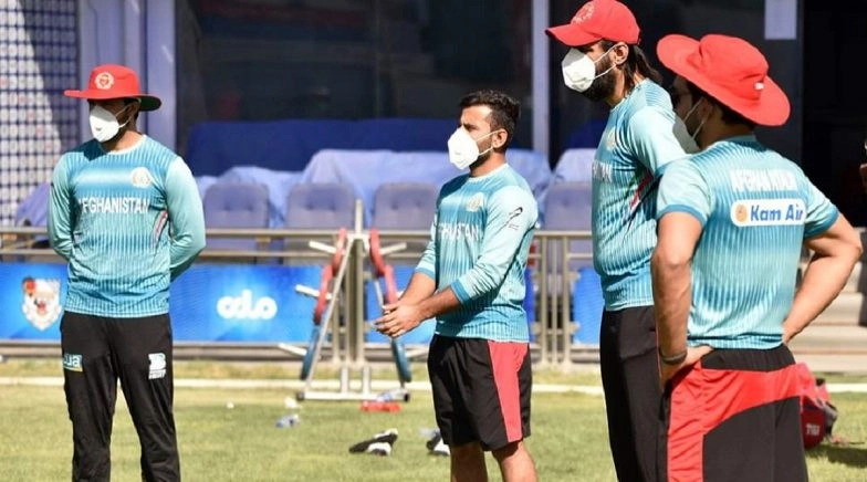 Afghanistan Cricket Board Shares Images of Players Training at Camp