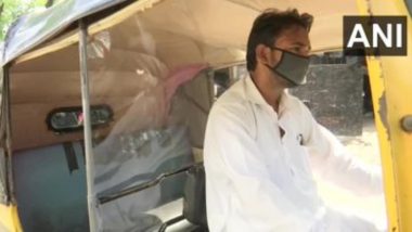 Mumbai Auto Drivers Use 'Isolation Cover' for Safety, as a Precautionary Step to Mitigate Risk of COVID-19