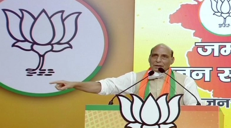 People of PoK Will Demand to Be Part of India: Rajnath Singh