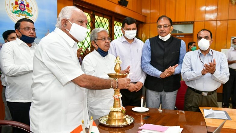 Karnataka CM BS Yediyurappa Inaugurates Rs 220 Crore Airport Project in Shivamogga