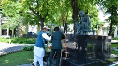 Rajnath Singh Pays Tributes to Mahatma Gandhi at Indian Embassy in Moscow
