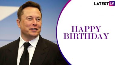 Elon Musk 49th Birthday: 9 Interesting Facts About SpaceX & Tesla CEO Who Transformed the Auto and Space Sector