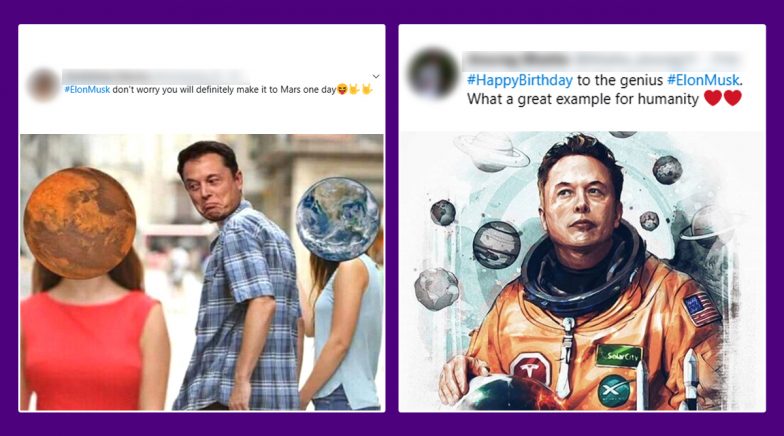 Elon Musk Birthday Wishes Trend Online; Netizens Wish SpaceX and Tesla CEO With Funny Memes and