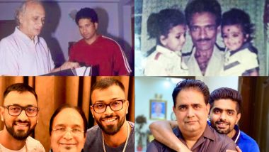 Father’s Day 2020 Wishes: Sachin Tendulkar, Rohit Sharma, Hardik Pandya and Others From Sports Fraternity Share Memorable Moments With Their Dads