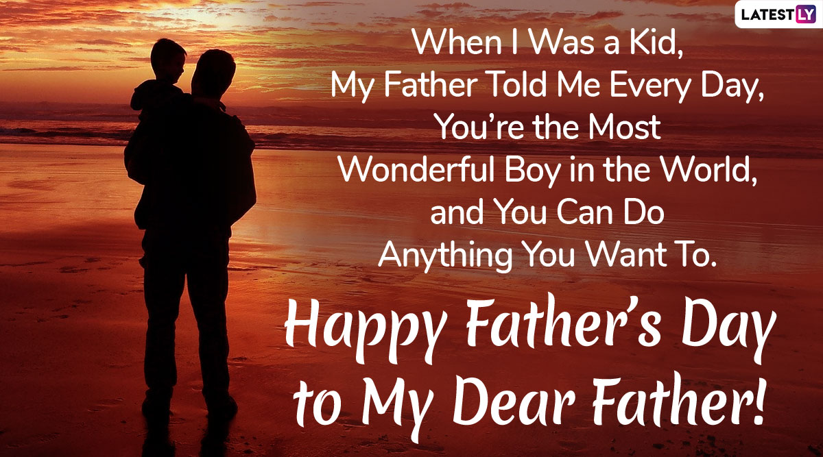 Father’s Day 2020 Wishes From Son: WhatsApp Stickers, HD Images ...