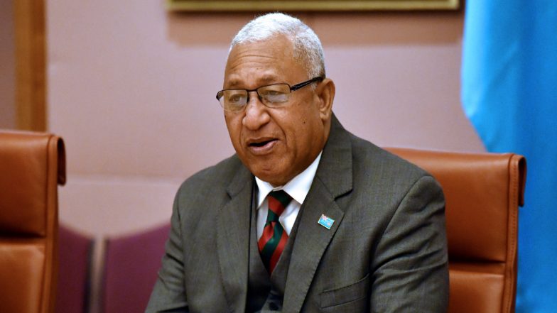 Fiji PM Frank Bainimarama Receives Champions of the Earth Award 2020