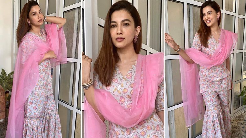When Gauahar Khan Looked Like a Floral Dream for Eid Al-Fitr Festivities!