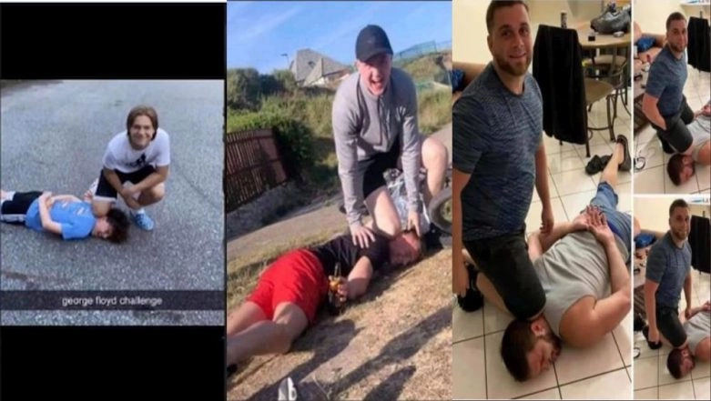 Infuriating #GeorgeFloydChallenge Sees People Recreating the Cold-Blooded Murder of George Floyd 