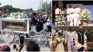 George Floyd's Funeral: Pics and Emotional Videos From His Memorial Service That Spoke on The Need of Racial Equality