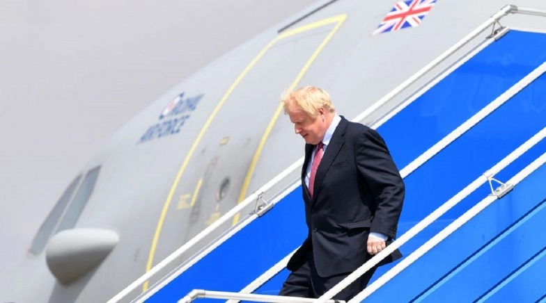 Boris Johnson’s Official Jet ‘The Royal Air Force Voyager’ Gets Brexit Makeover