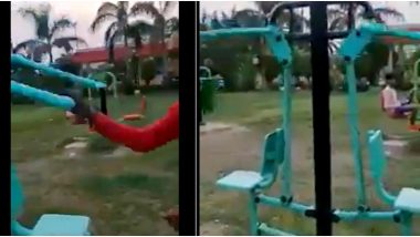 Ghost at Jhansi's Kashiram Park Revealed! Video Explains How The Gym Equipment Moved on Its Own Making it Look Spooky