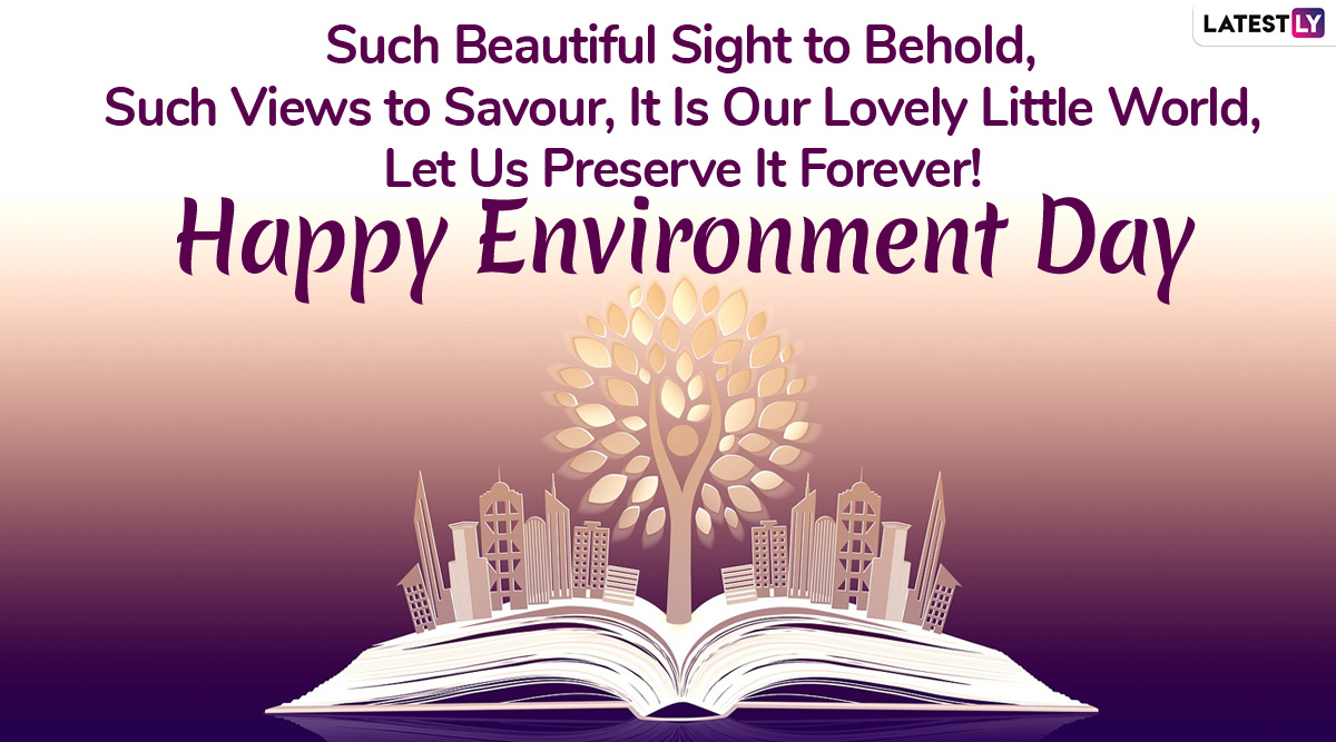 Happy World Environment Day Greetings Save Earth Slogans Hd Images Send Vishwa Paryavaran Diwas Hindi Wishes Whatsapp Stickers Quotes On Nature Gifs And Sms On June 5 Latestly