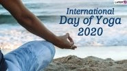 International Day of Yoga 2020 Images & HD Wallpapers For Free Download Online: Wish Happy Yoga Day With WhatsApp Stickers and GIF Greetings