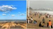 Before and After! Pics and Videos of Juhu Beach in Mumbai During the Lockdown and After Unlock 1.0 Show Why We Need to Take Social Distancing Seriously