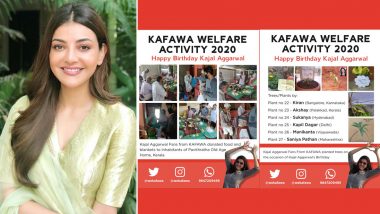 Kajal Aggarwal’s Fan Club Celebrates Her 35th Birthday With Donations and Plantations Across India (View Tweet)