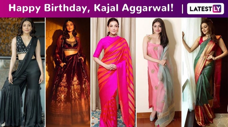 Kajal Agarwal Birthday Special: The Doe Eyed Girl Stirs Up a Storm With Her Ethnic Splendour!