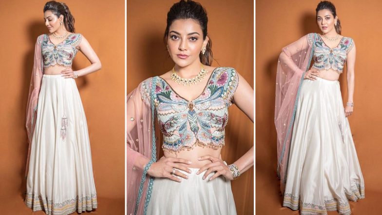 When Kajal Aggarwal Dazzled With Butterfly Inspired Ethnic Style!